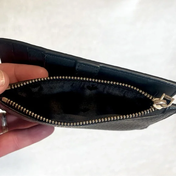 KATE SPADE - NEVER USED. Small wallet fits smaller crossbody or pocket. - Picture 6 of 9